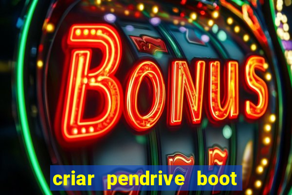 criar pendrive boot windows 10